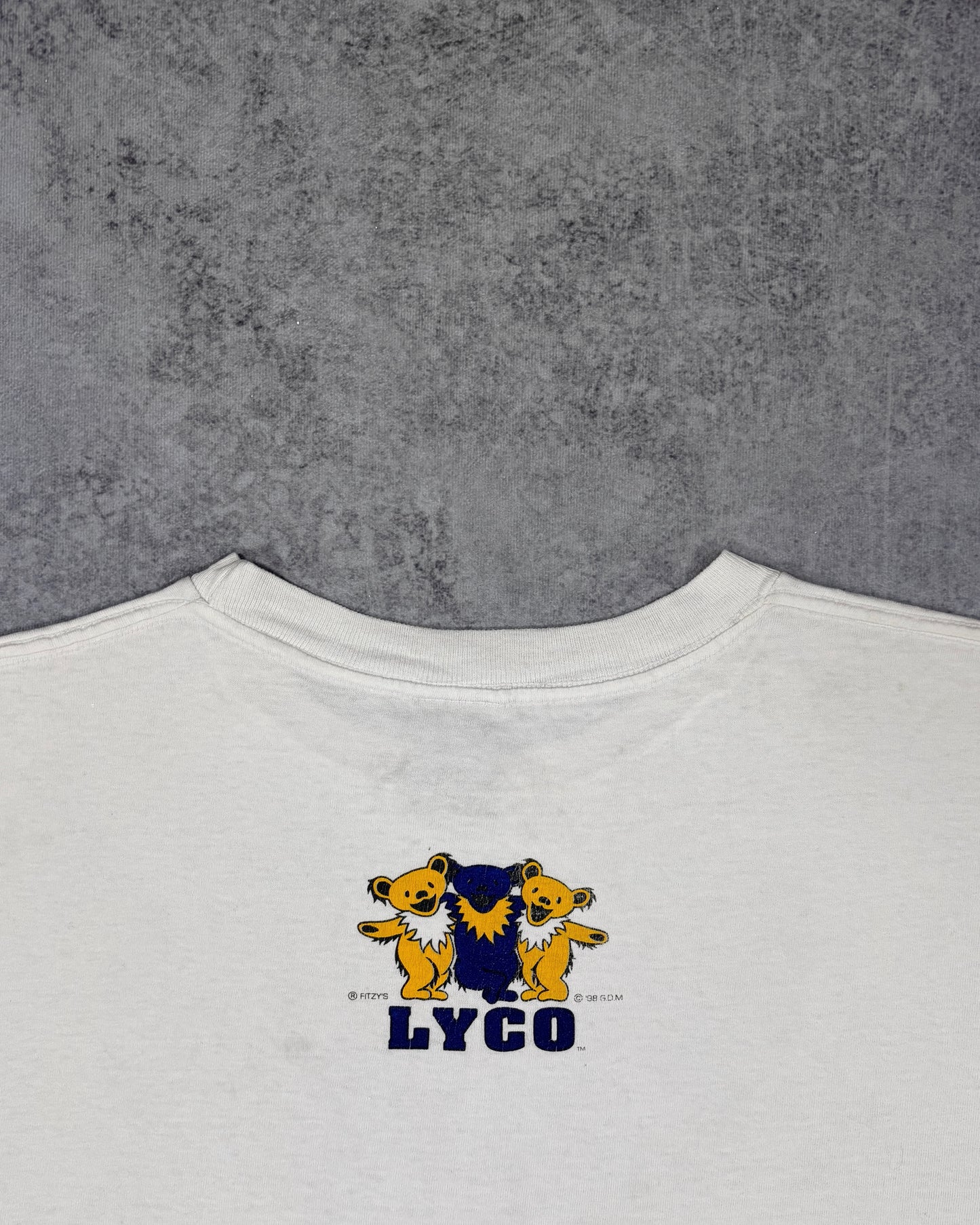 Vintage 1997 Distressed Grateful Dead Lycoming College Bears T-Shirt – Tultex – Single Stitch