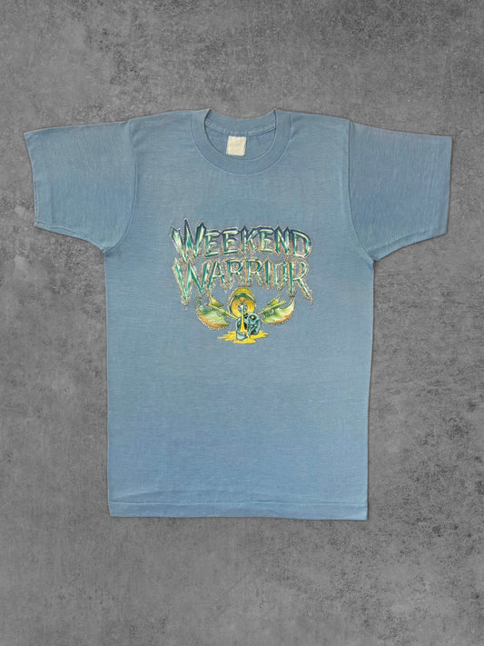Vintage 1970s Weekend Warrior Fantasy Graphic T-Shirt – Single Stitch