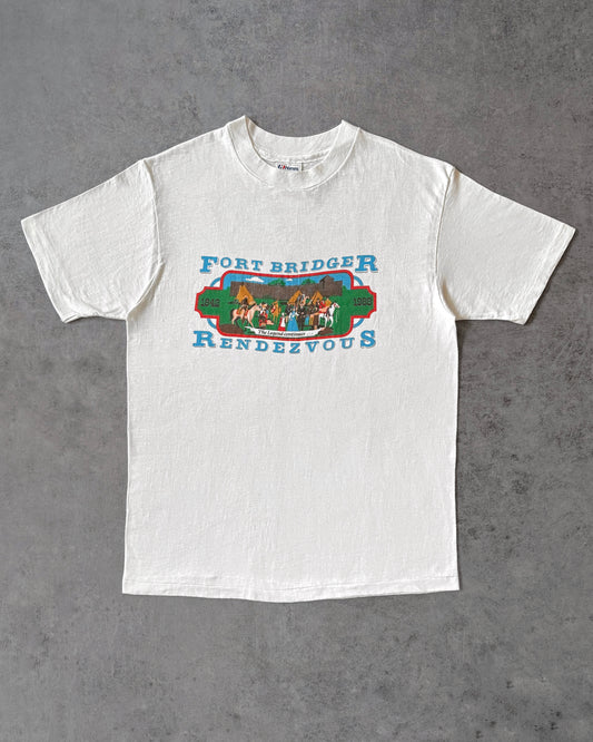 Vintage 1988 Fort Bridger Rendezvous T-Shirt – Hanes Beefy-T – Made in USA