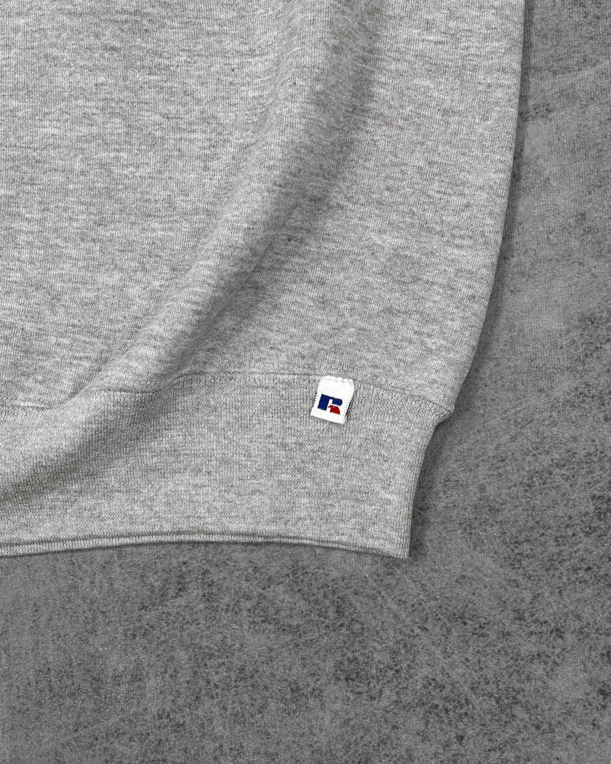 Vintage 1990s Russell Athletic Grey Blank Crewneck – V-Stitch Fleece Sweatshirt