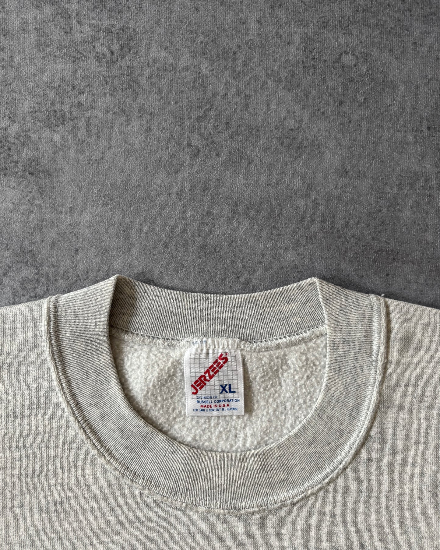 Vintage 1980s “You So Ugly” Embroidered Crewneck – Jerzees – Made in USA – Cartoon Graphic