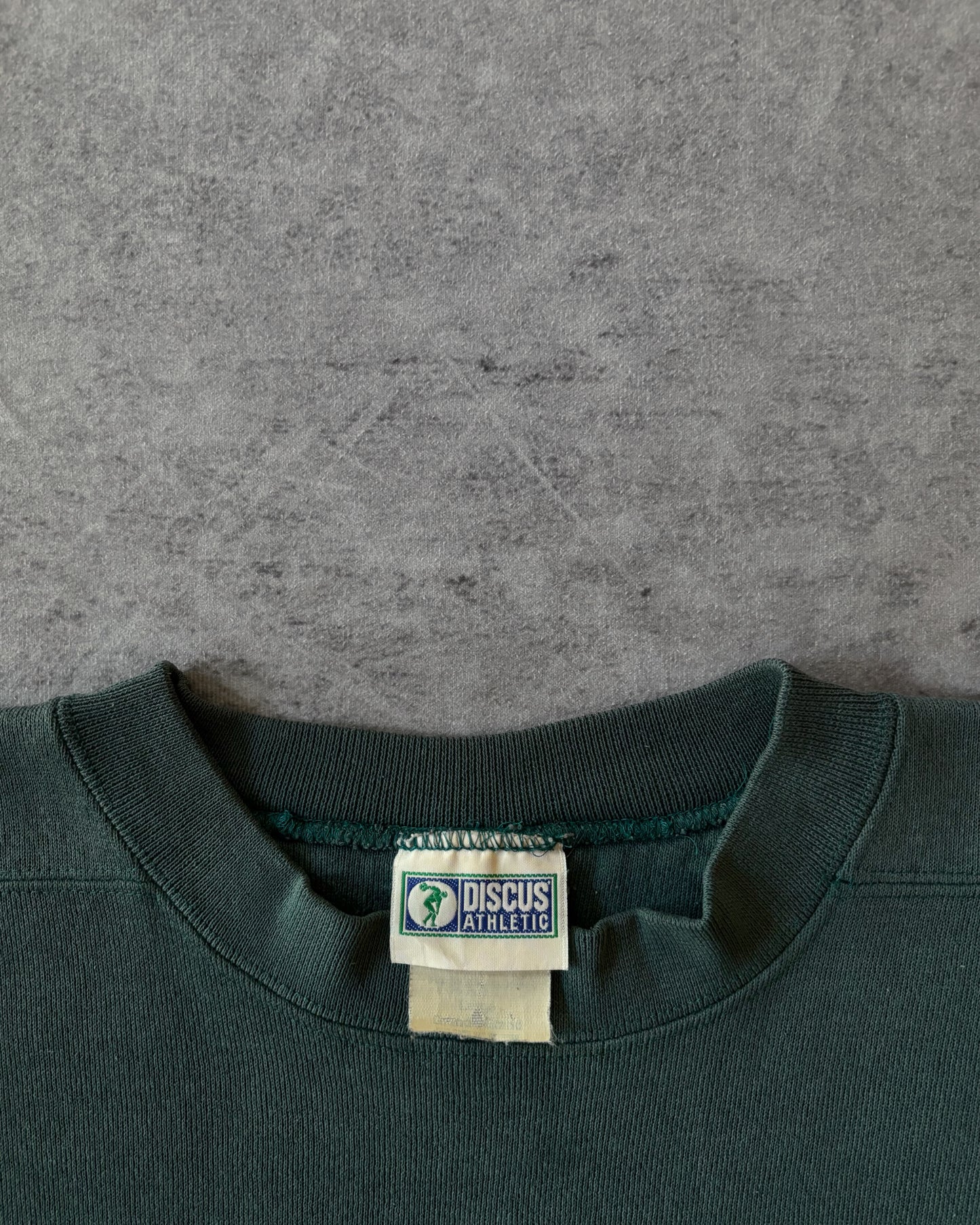 Vintage 80s Discus Athletic Crewneck Sweatshirt – Forest Green – Made in USA