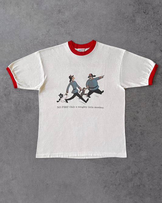 Vintage 1995 Curious George Ringer T-Shirt – Made in USA