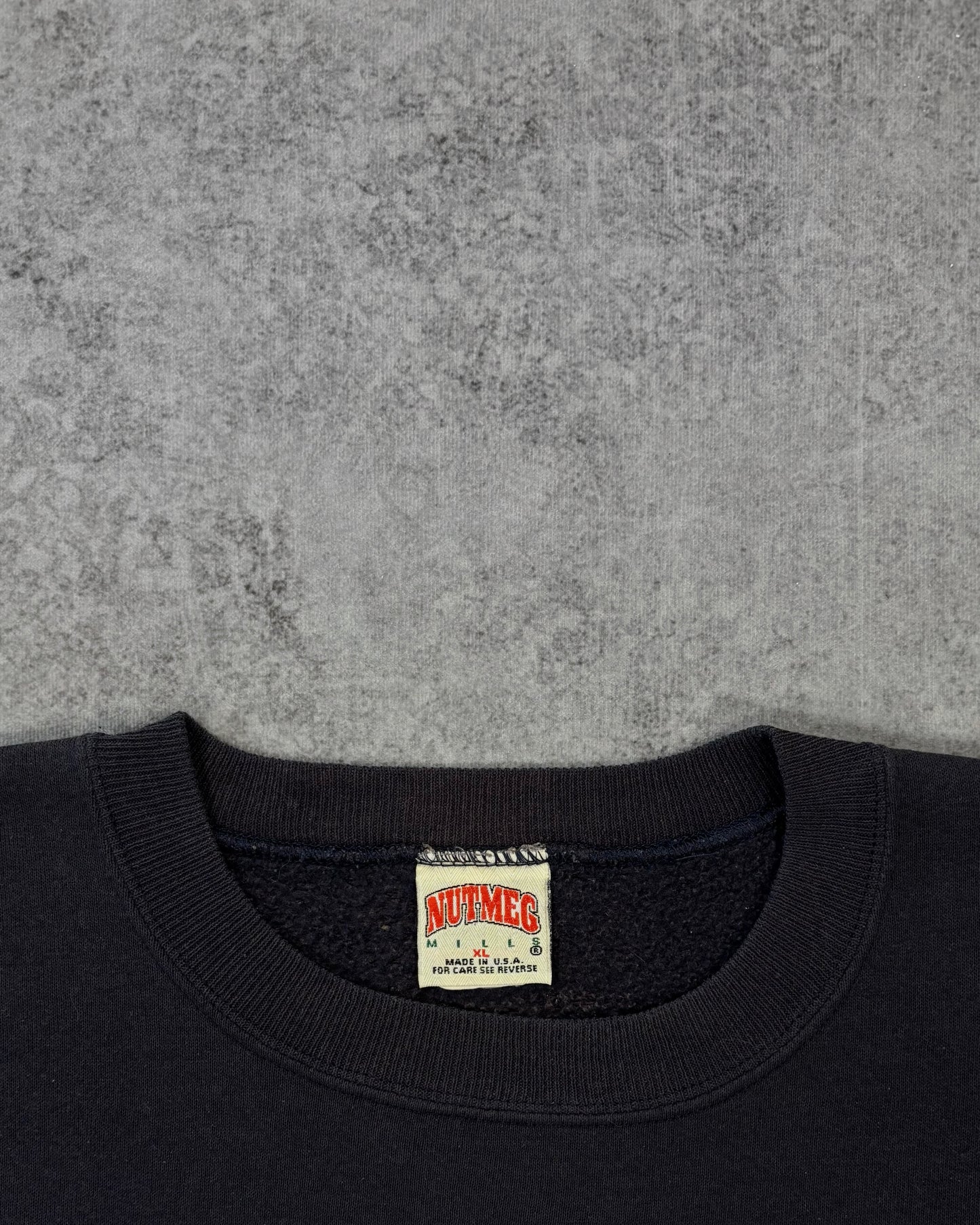 Vintage 1994 Cracked Penn State Big Ten Champions Crewneck - Nutmeg Mills - Made in USA