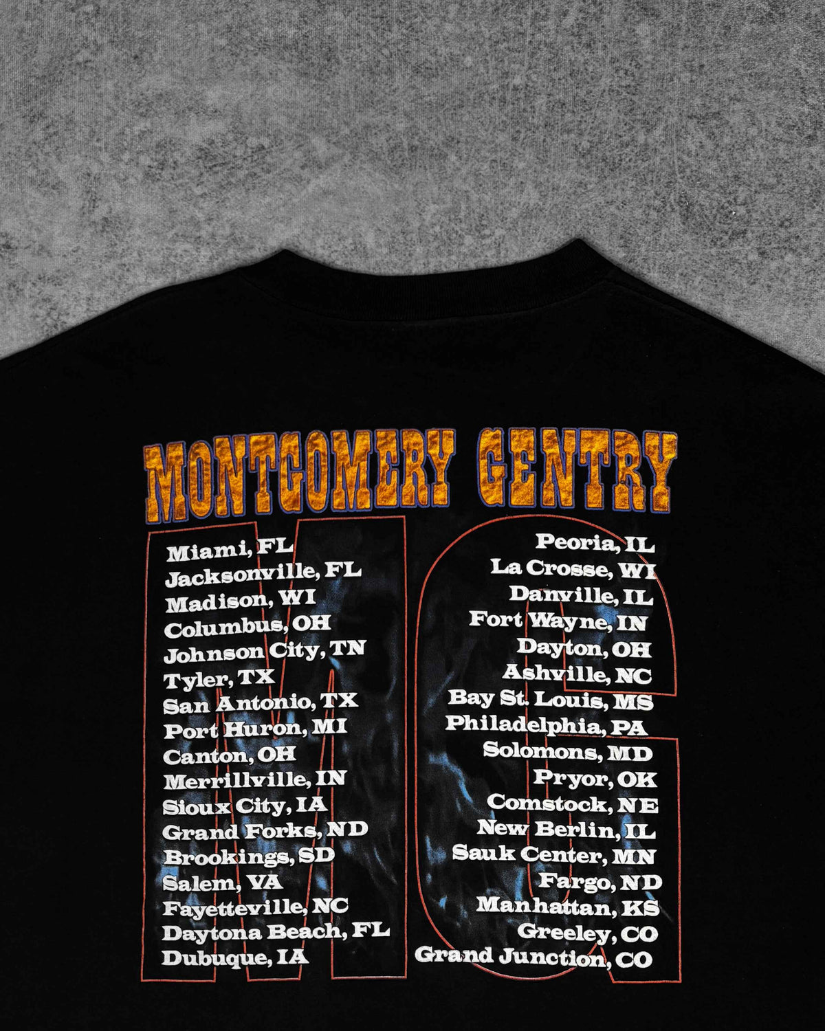 Vintage Early 2000s Montgomery Gentry Hell Yeah Tour T-Shirt - Delta Pro Weight - Double Sided Graphic