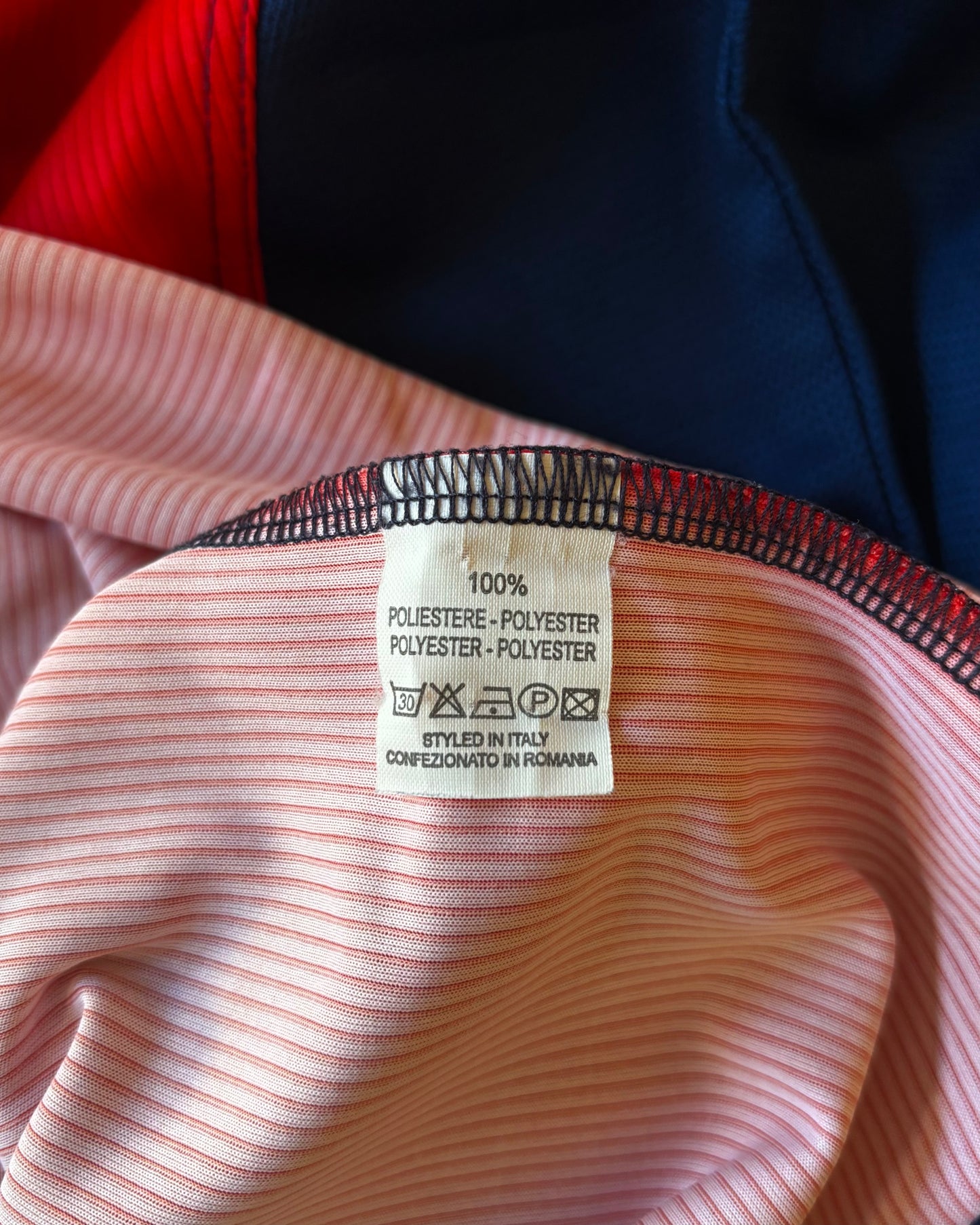 Vintage Cagliari Calcio 2006–07 Asics Home Jersey – Tiscali – Sky – Rossoblù Shirt