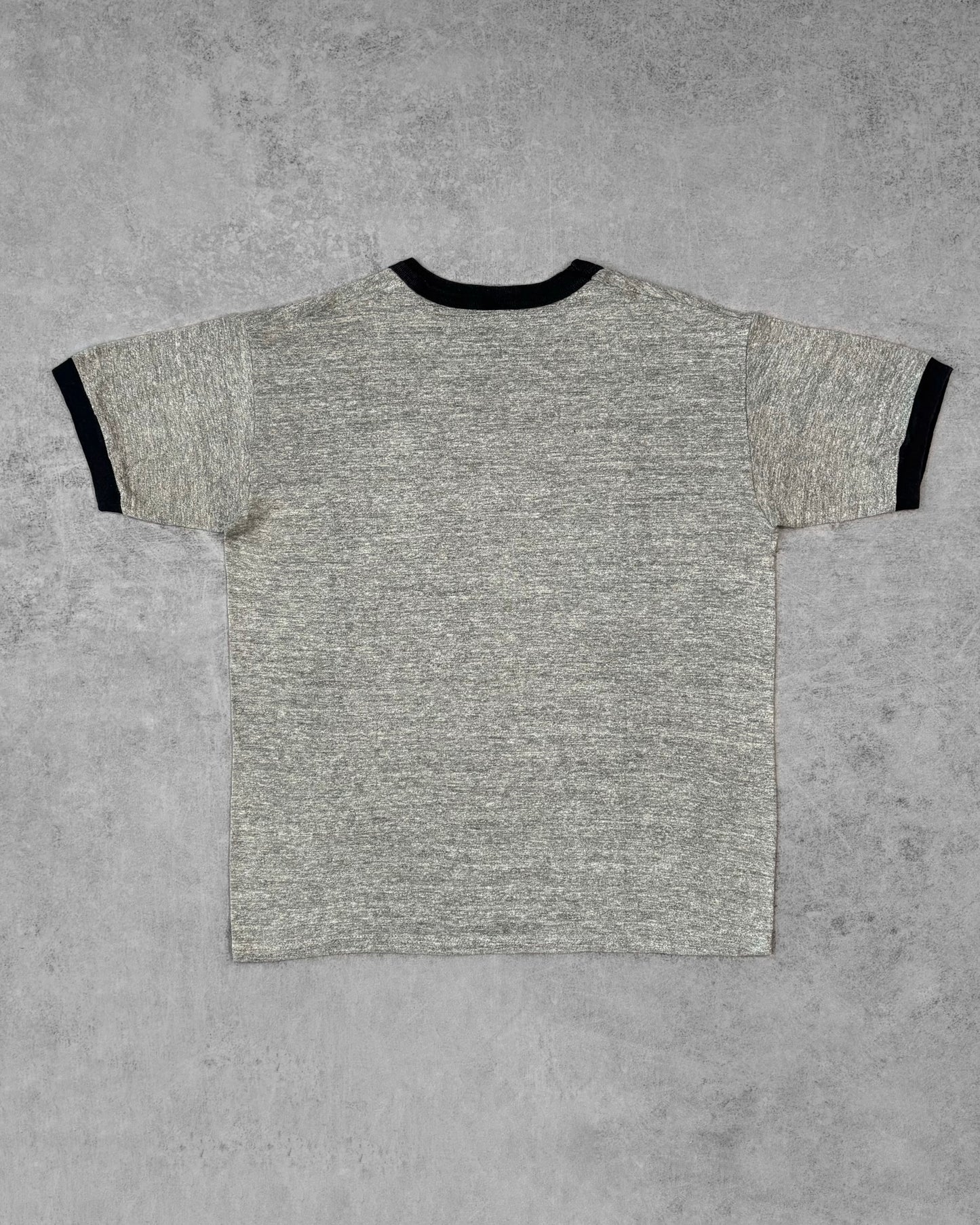 Vintage 1980s Breedlove’s Sporting Goods Russell Athletic Ringer T-Shirt – Made in USA – Sporting Goods Graphic Tee – Single Stitch