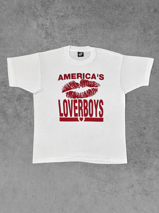 Vintage 1980s America’s Loverboys Graphic T-Shirt – Screen Stars Best USA – Single Stitch Tee
