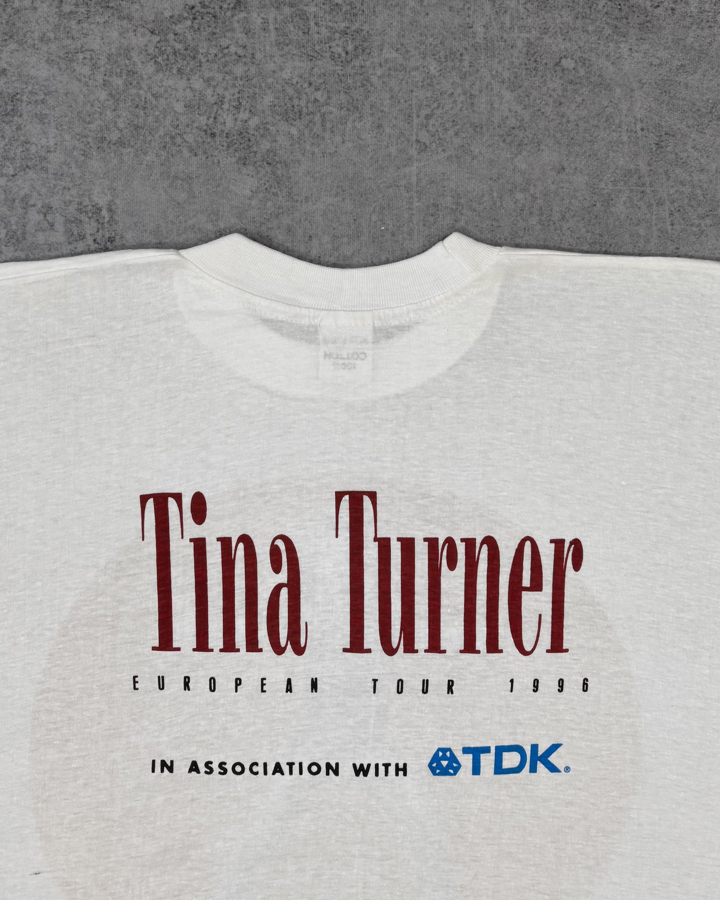 Vintage 1996 Tina Turner European Tour - TDK Promo - Single Stitch - Made in USA