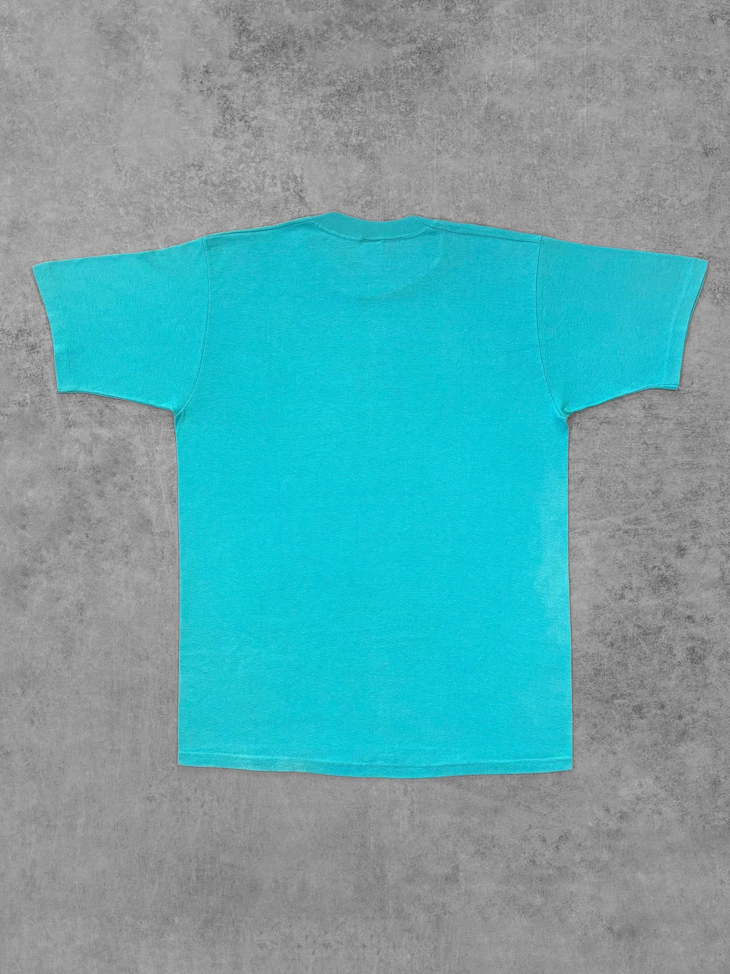 Vintage 1980s New York Script Graphic T-Shirt – Jerzees - Made in USA - Tourist Tee