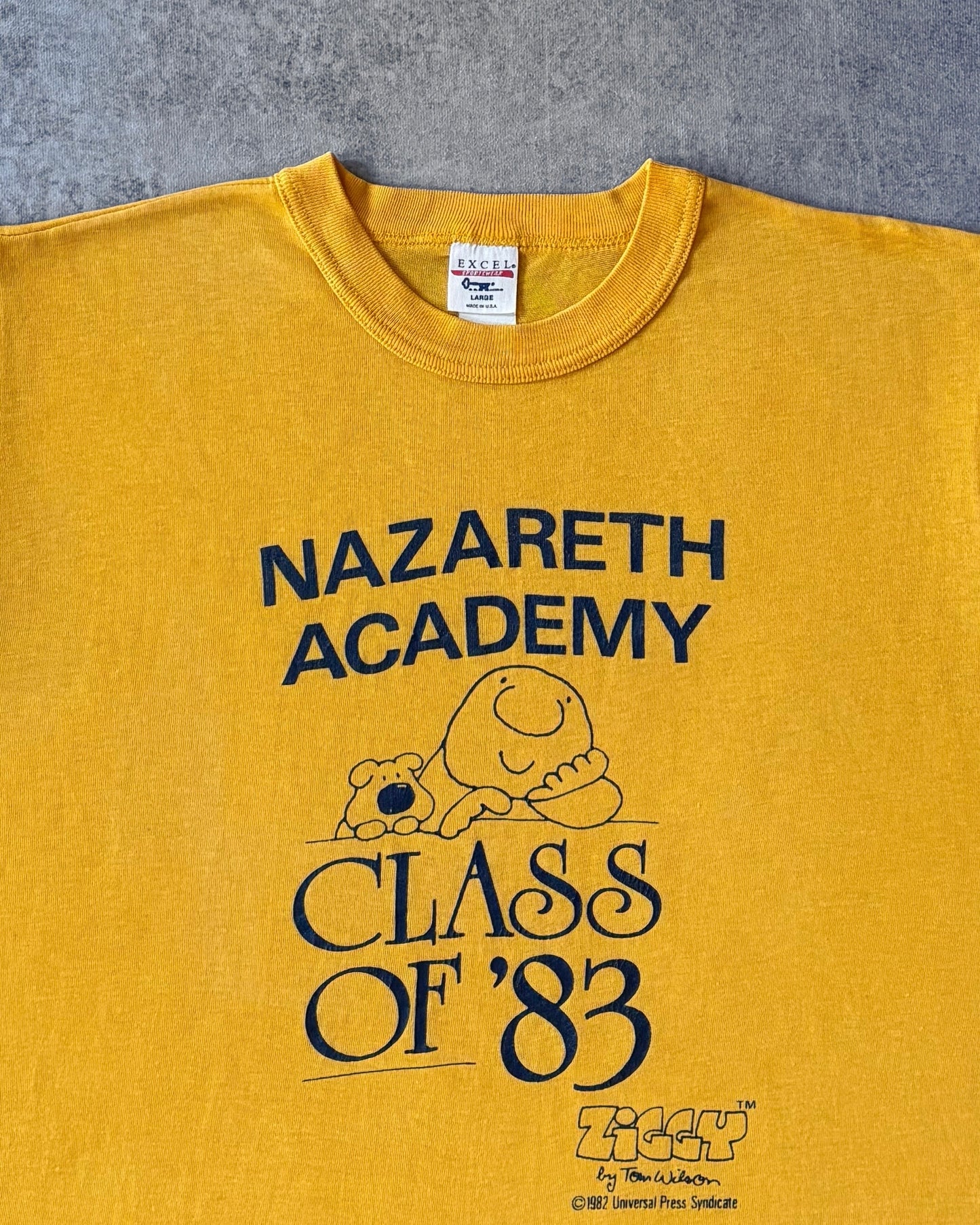 Vintage 1983 Ziggy Nazareth Academy Class of ’83 T-Shirt – Made in USA