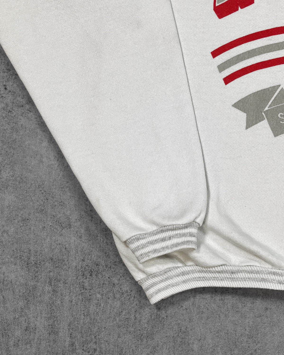 Vintage 1980s Rutgers Scarlet Knights Velva Sheen USA Collegiate Crewneck Sweatshirt