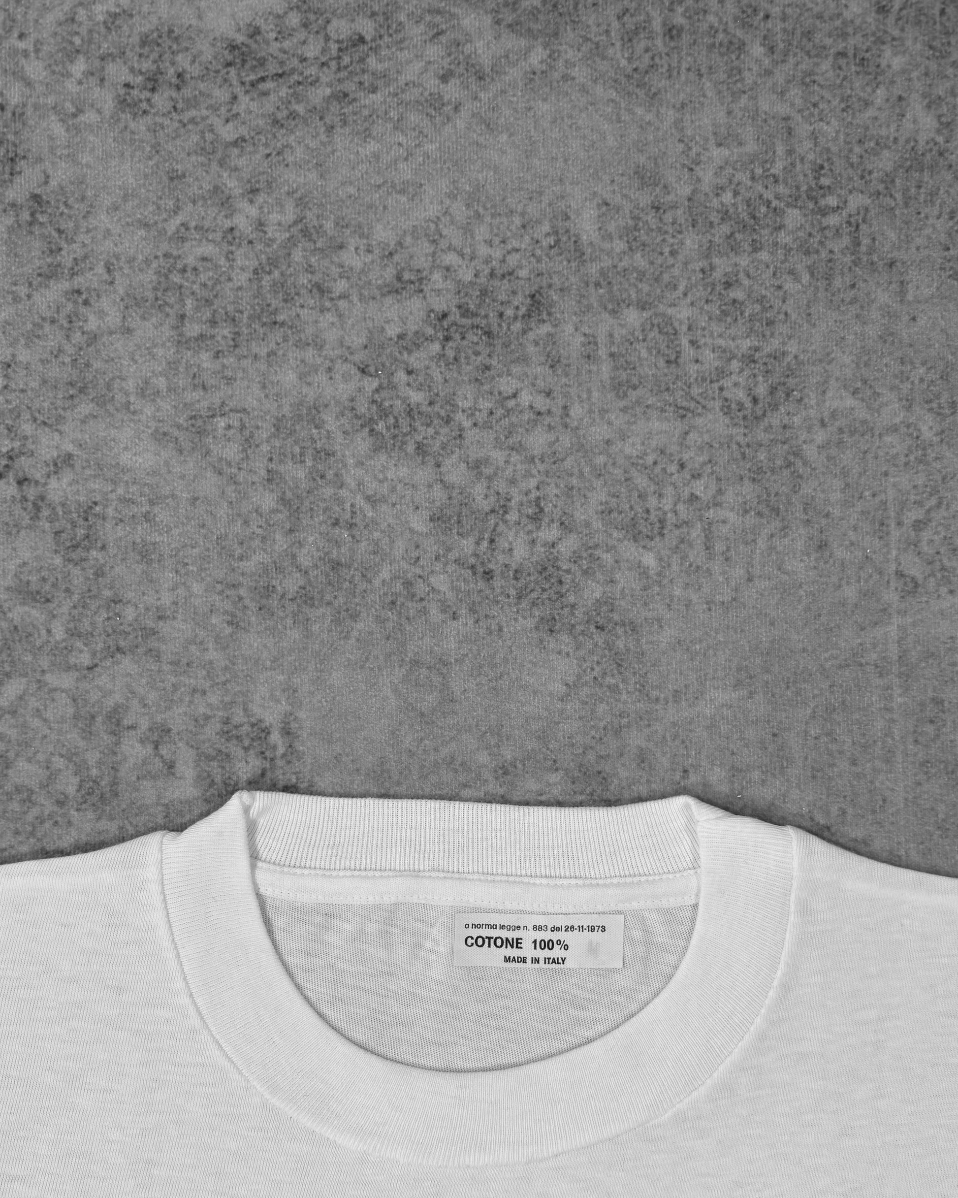Fabric detail of the 100% cotton weave on the vintage E.T. t-shirt