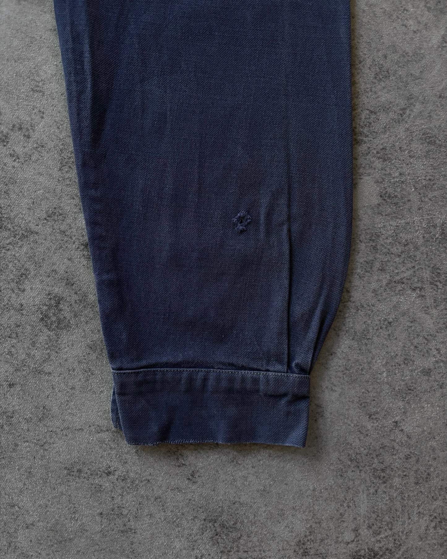 Vintage Bleu de Travail French Work Jacket – Indigo Chore Coat – Mid 20th Century