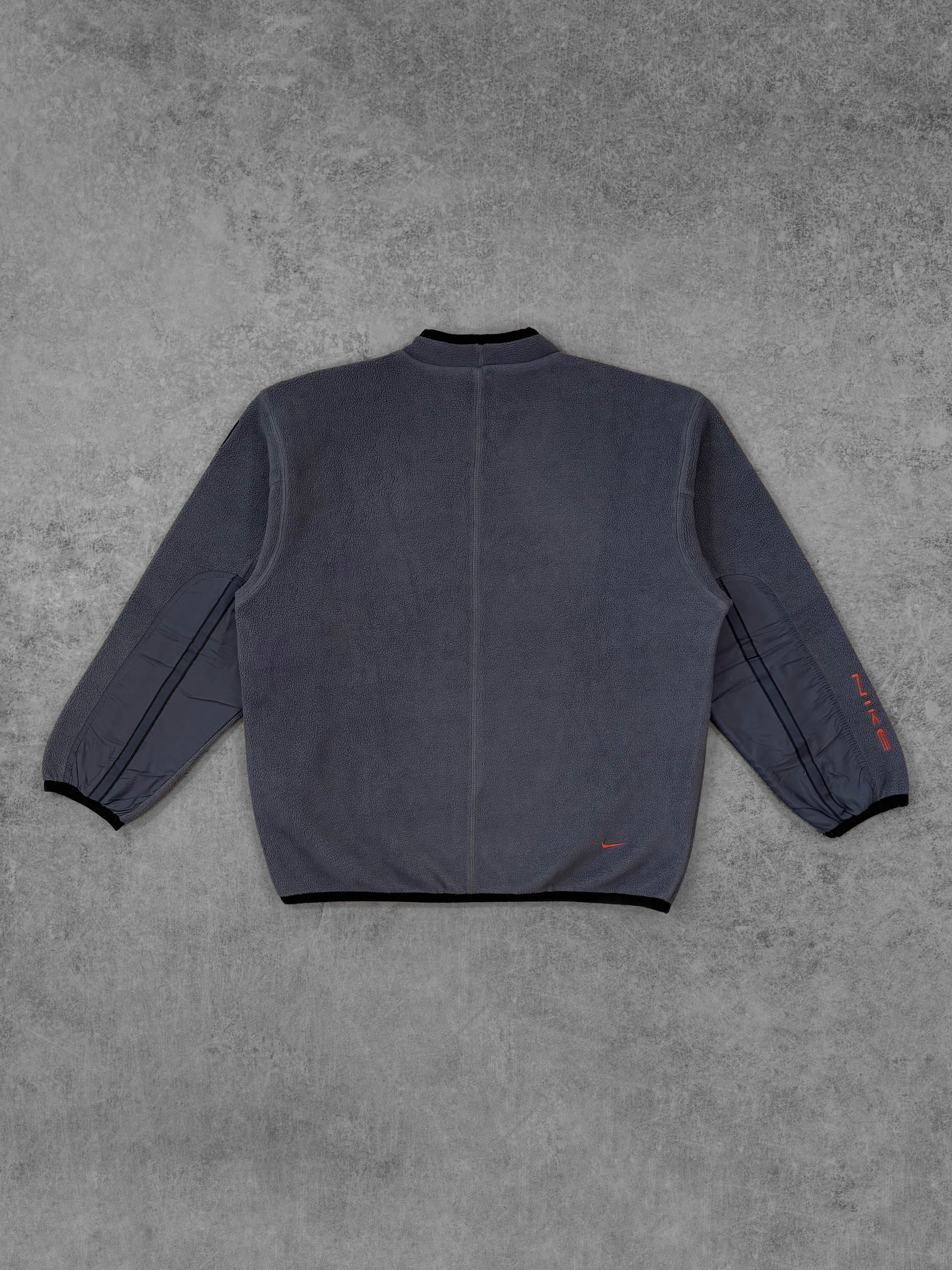 Back view of the Nike technical fleece quarter-zip pullover