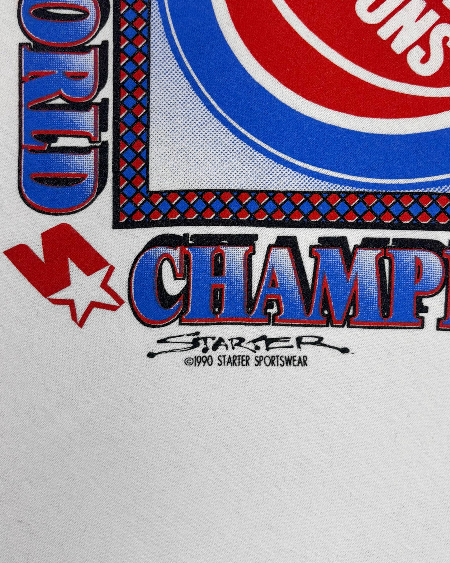 Vintage 1990 Detroit Pistons Back To Back NBA Champions T-Shirt XL – Starter Sportswear – Made in USA