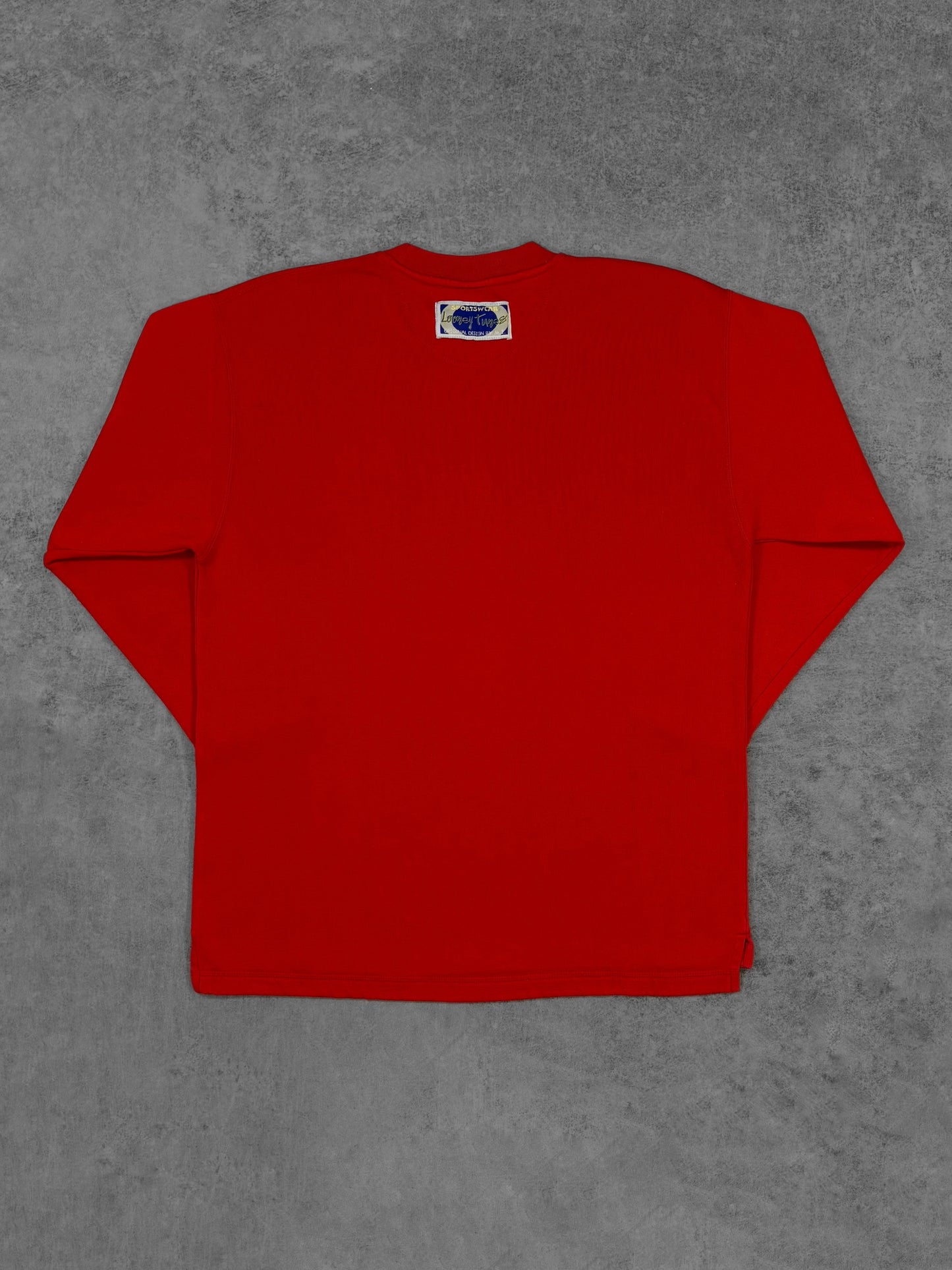 Back view of vintage 1998 Looney Tunes Tweety crewneck sweatshirt