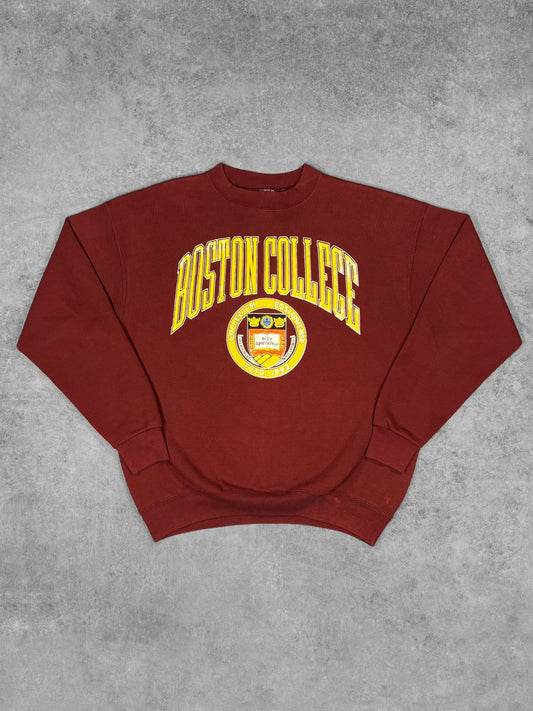Vintage 1990s Boston College Galt Sand crewneck, front view