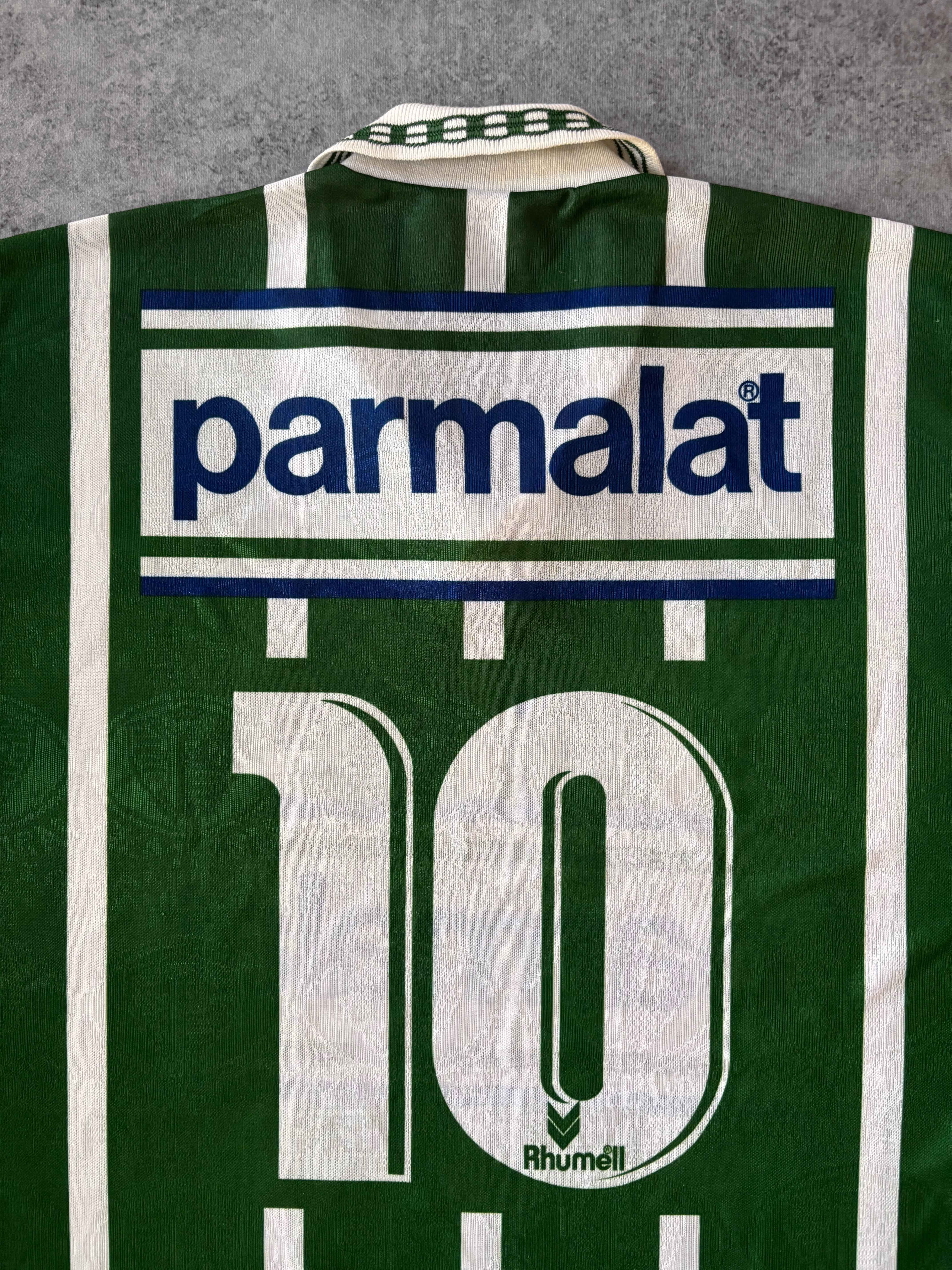 Vintage Palmeiras 93–94 Rhumell Home Shirt #10 Zinho – Parmalat