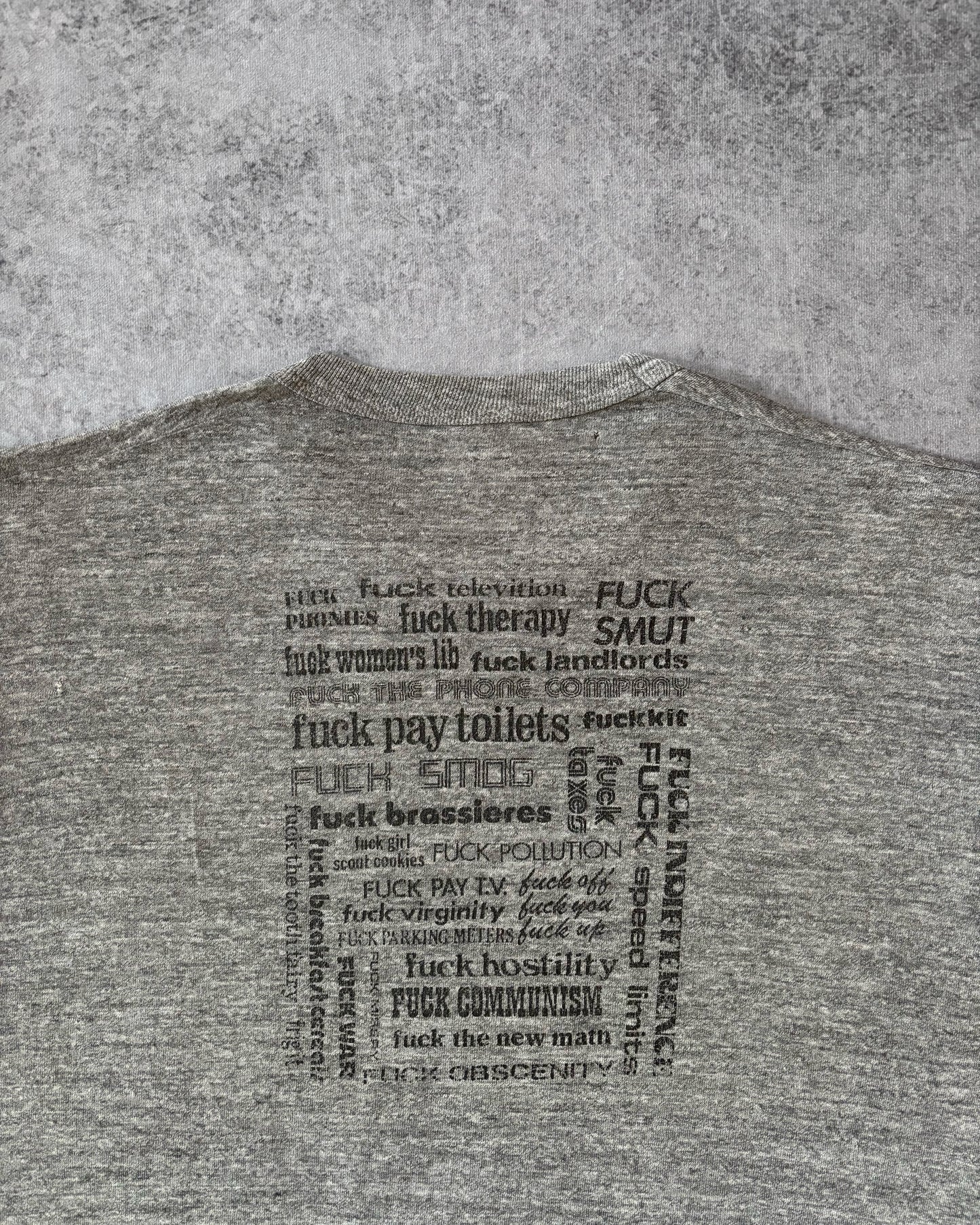 Vintage 1980s New York “Fuck Everything” T-Shirt - Jerzees - Made in USA