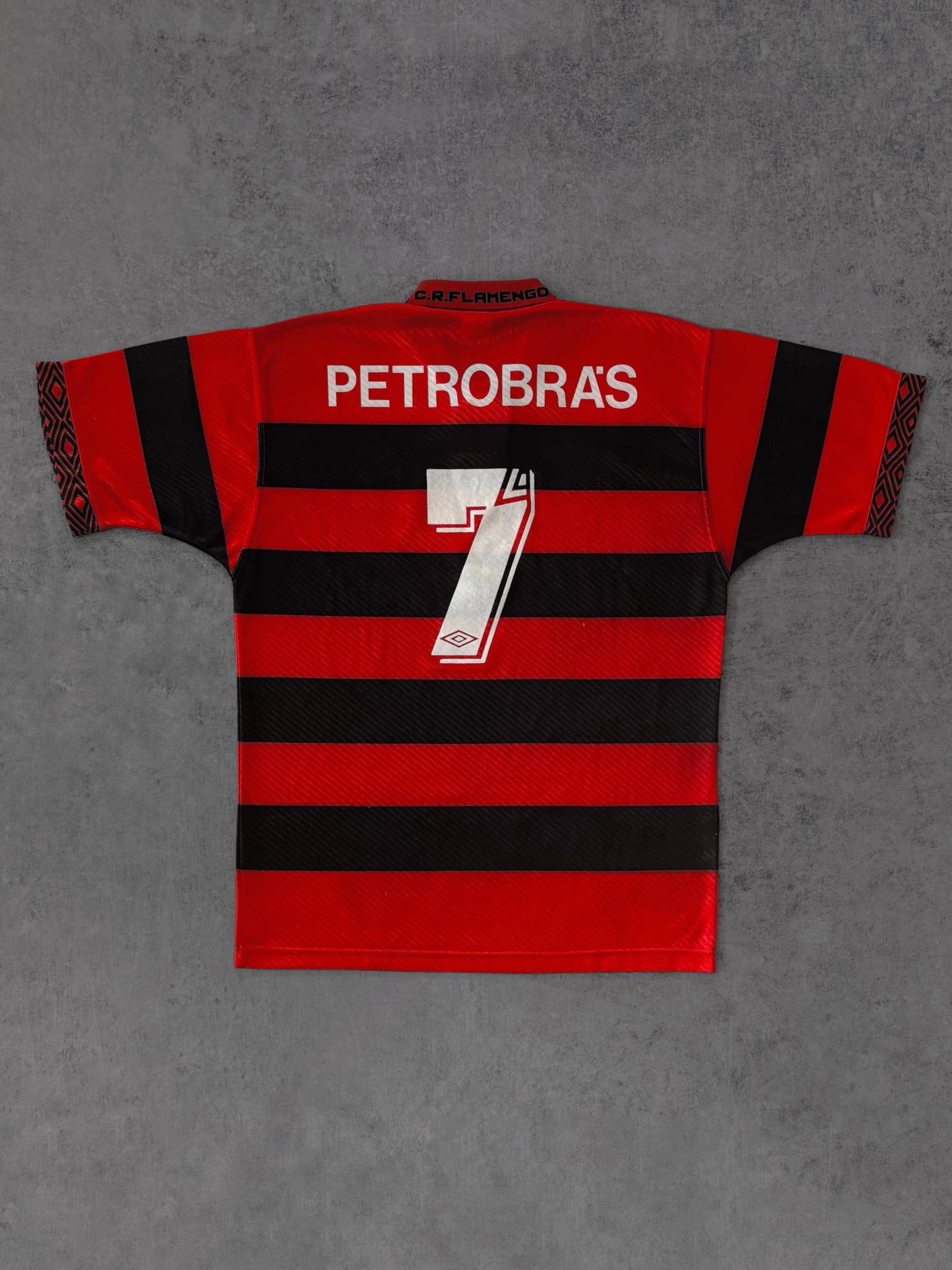 Flamengo 1994–95 Umbro Home Shirt – Lubrax – Nº7 Edmundo – Vintage Rubro-Negro