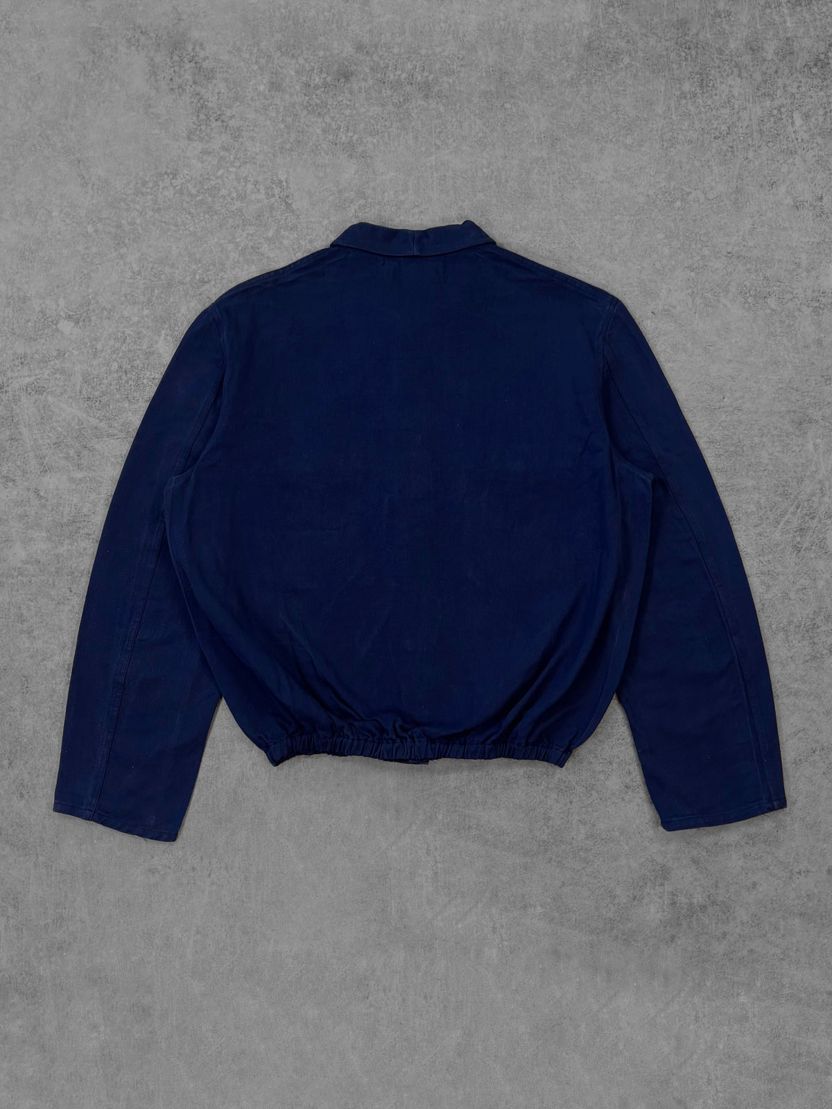 Vintage 1960s Italian Massaua Bleu 10 Fossati Workwear Jacket – Blue Cotton Chore Bomber