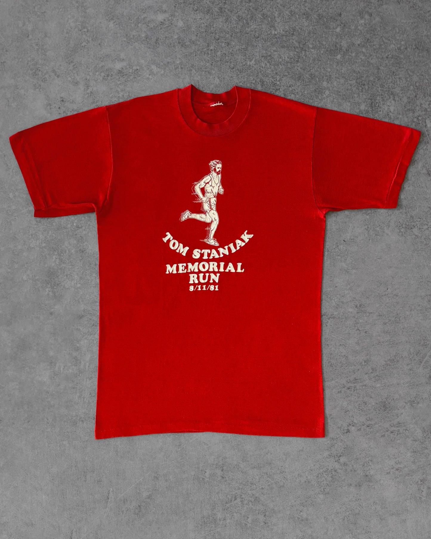 Vintage 1981 Tom Staniak Memorial Run T-Shirt – Single Stitch – Made in USA