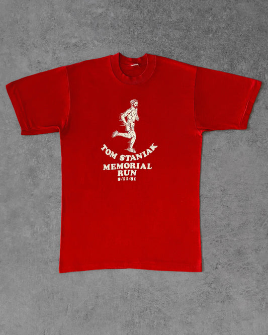 Vintage 1981 Tom Staniak Memorial Run T-Shirt – Single Stitch – Made in USA
