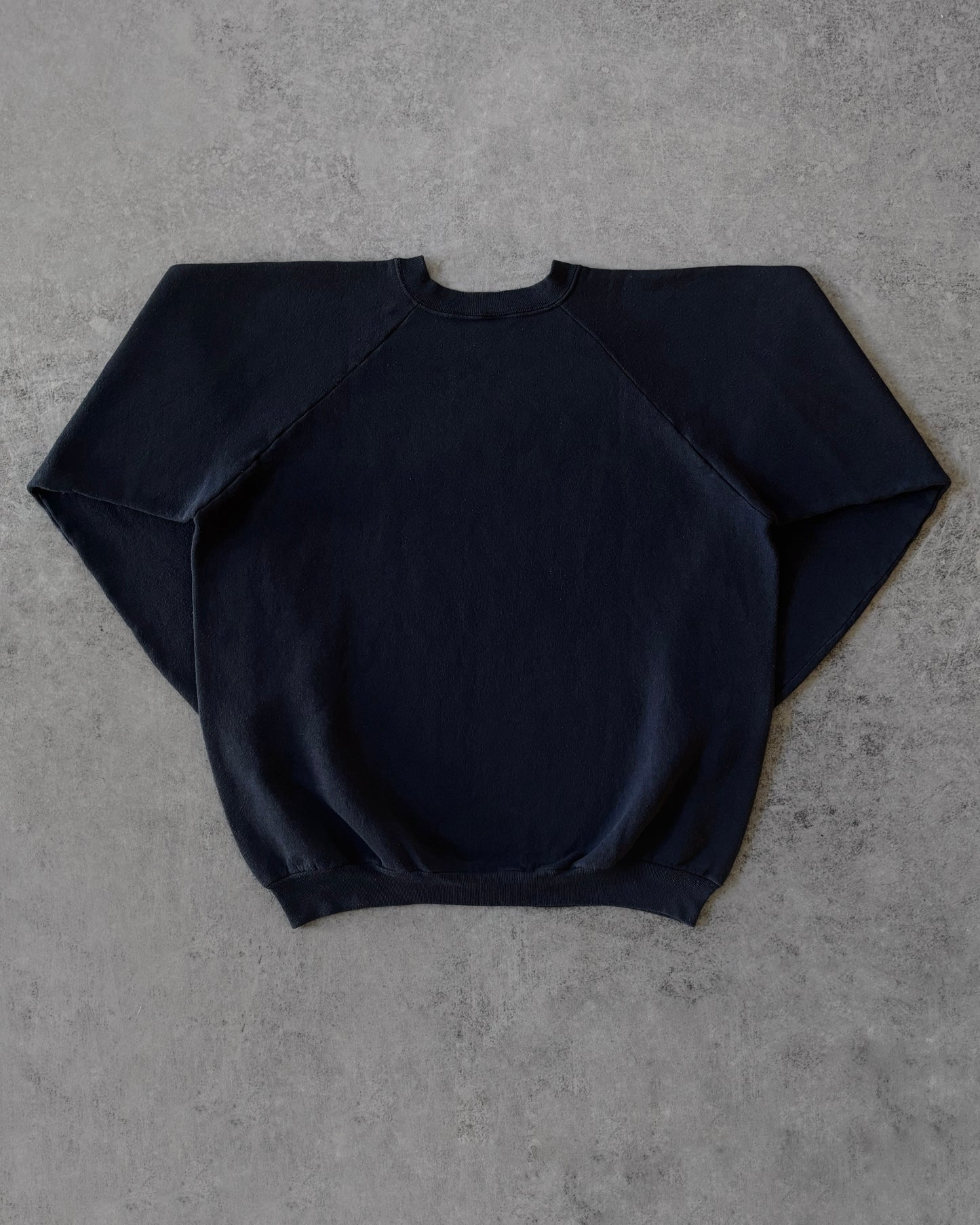 Vintage 1980s Randolph Rams Crewneck Sweatshirt – Made in USA – Navy