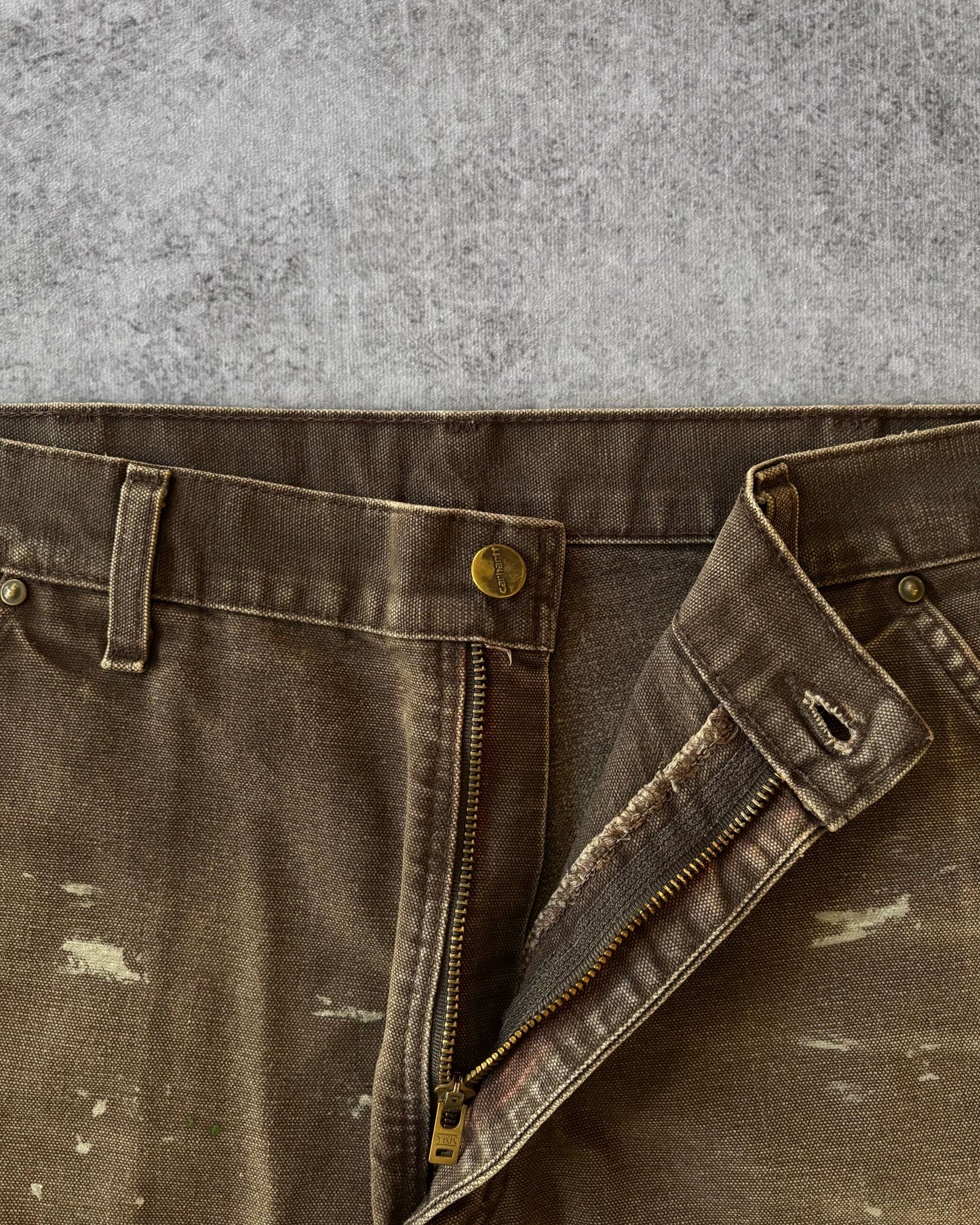 Carhartt B13 Dungaree Double Knee Pants – Brown Canvas – Workwear Fade