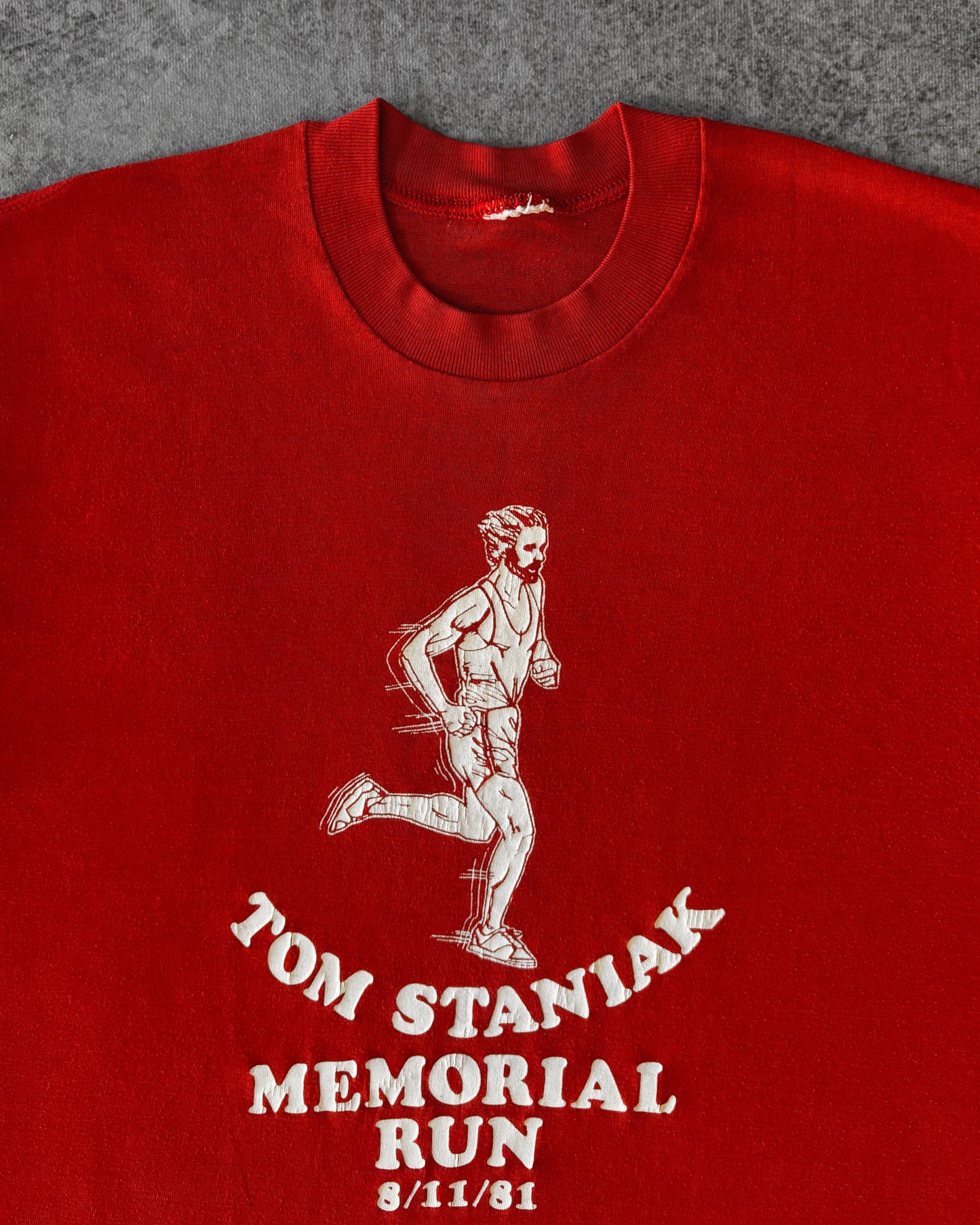 Vintage 1981 Tom Staniak Memorial Run T-Shirt – Single Stitch – Made in USA