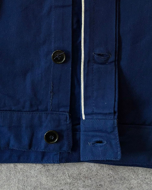 Vintage 1970s Selvedge Denim Work Jacket – Italian Sanforized – Cropped Fit