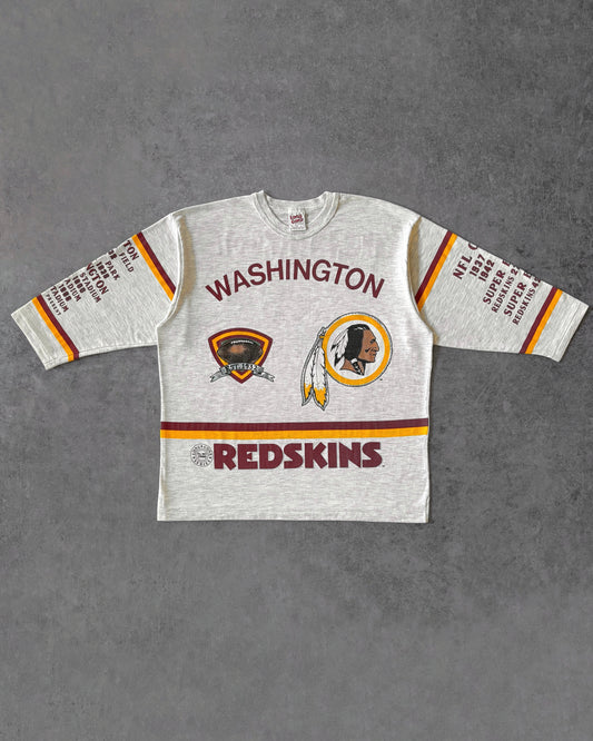 Vintage 1990 Washington Redskins 1942 Champions 3/4 Sleeve T-Shirt – Long Gone Series – Made in USA