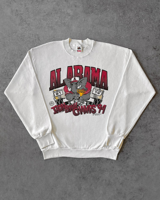 Vintage 1994 Alabama Crimson Tide “Iron Bowl Champs ’94” Sweatshirt – Made in USA