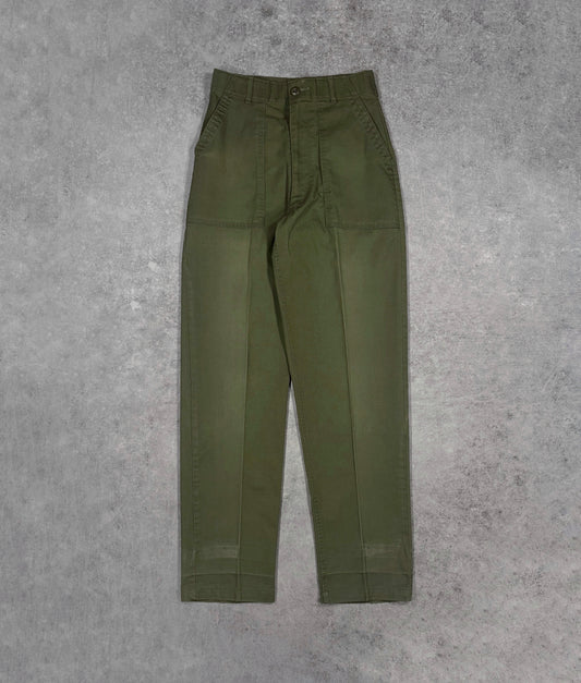 Vintage 1980s US Army OG-507 Fatigue Utility Trousers - Olive Green Military Pants