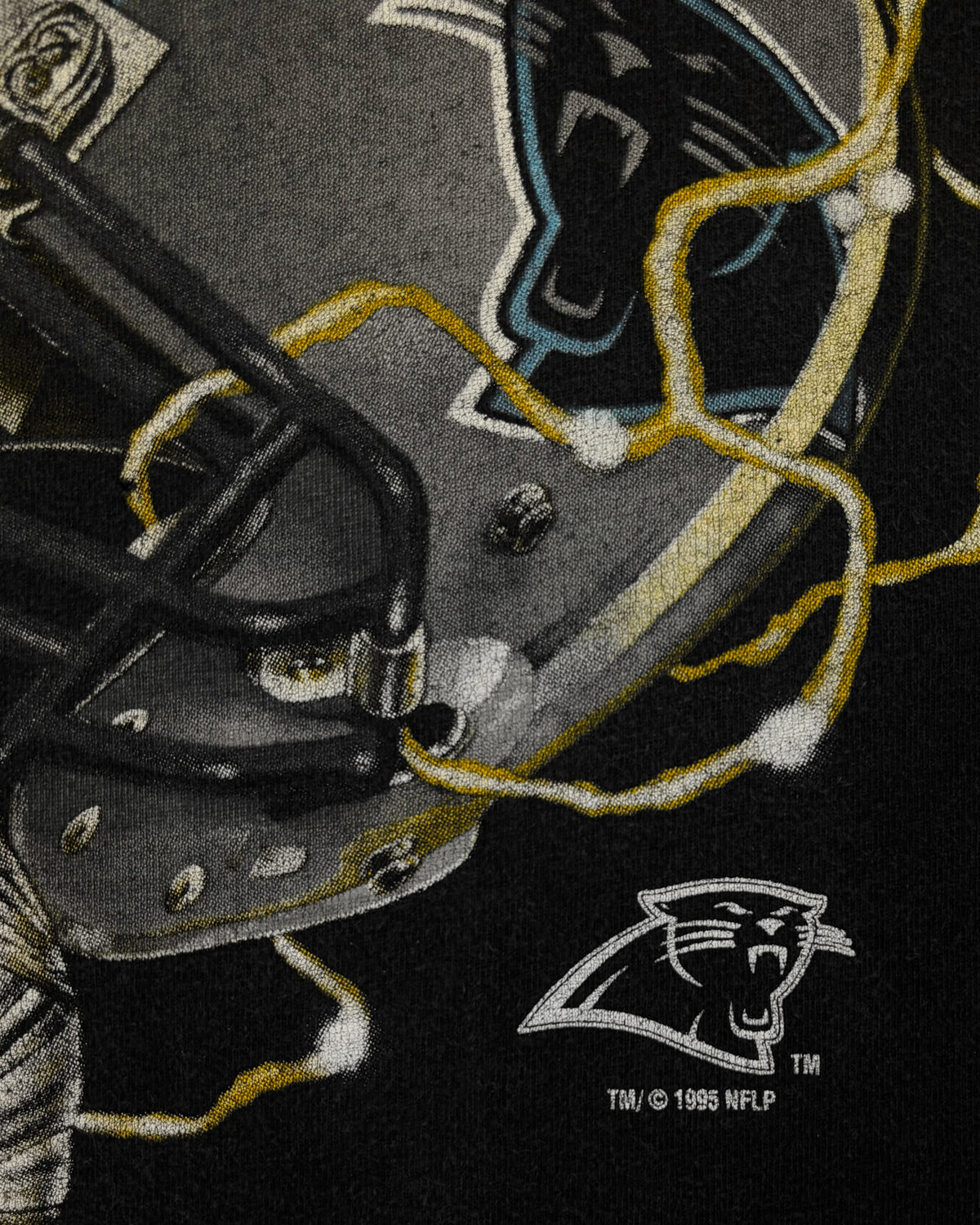 Vintage 1990s Carolina Panthers NFL Artex T-shirt – back view