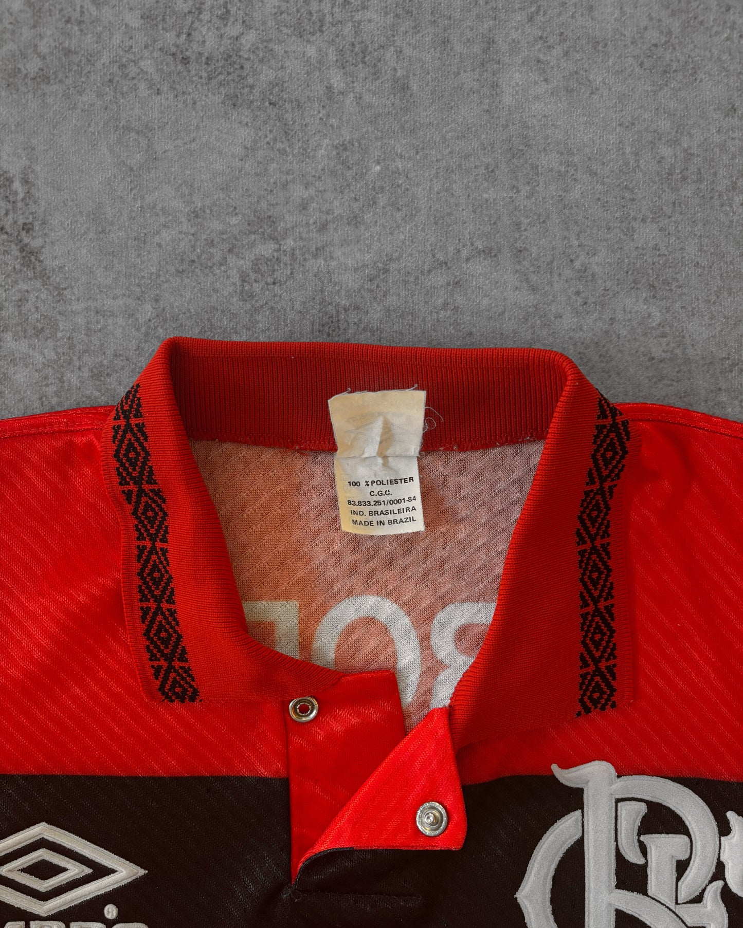 Flamengo 1994–95 Umbro Home Shirt – Lubrax – Nº7 Edmundo – Vintage Rubro-Negro