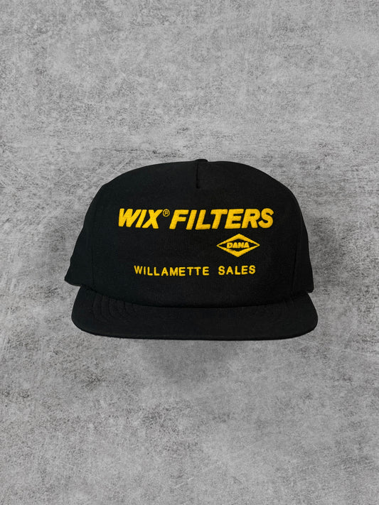 Vintage 1980s WIX Filters Snapback Cap – Made in USA – Trucker Style