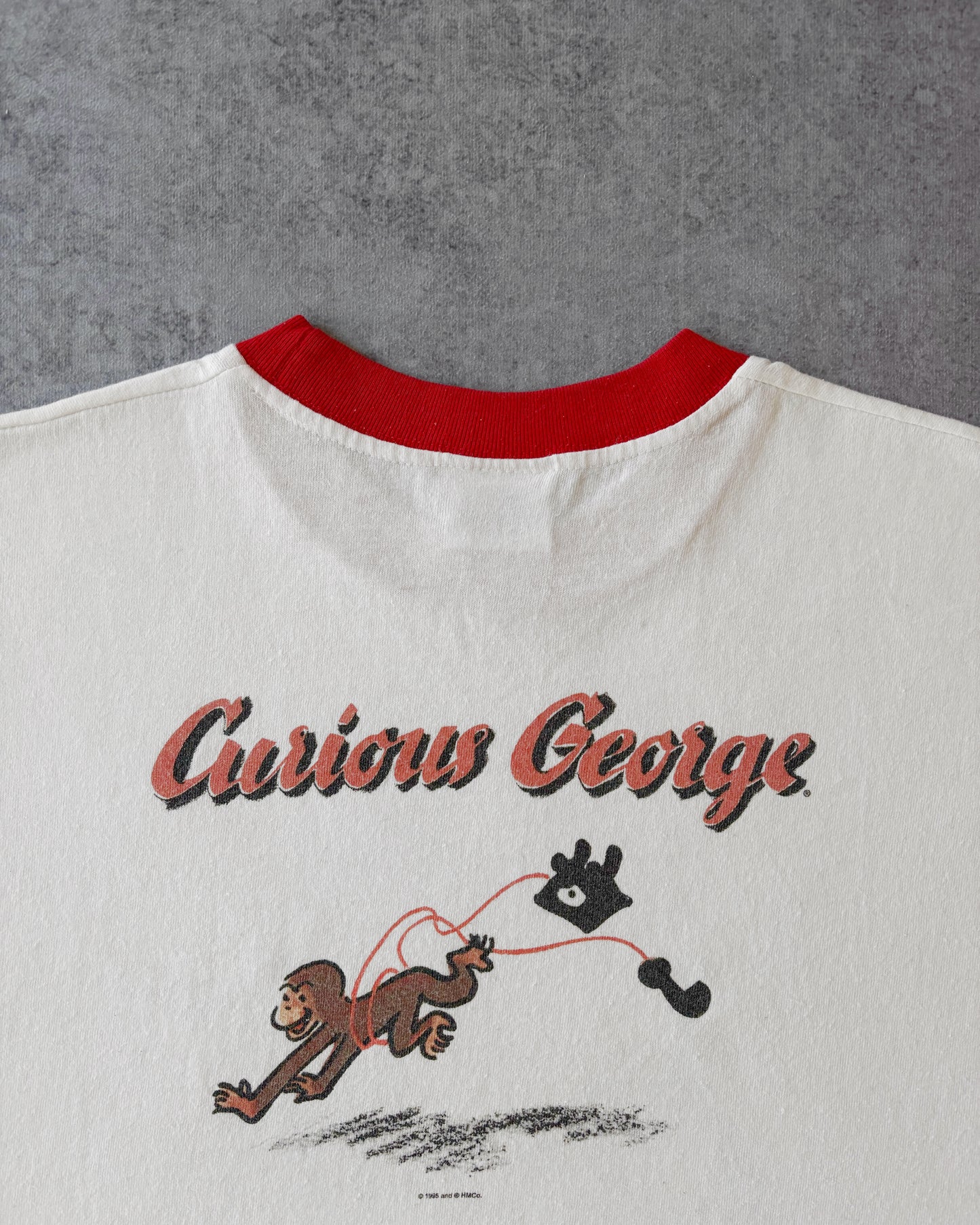 Vintage 1995 Curious George Ringer T-Shirt – Made in USA