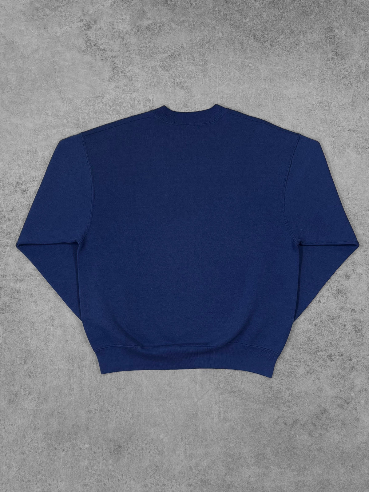Vintage 1990s BVD Blue Blank Crewneck – Made in USA 50/50 Sweatshirt