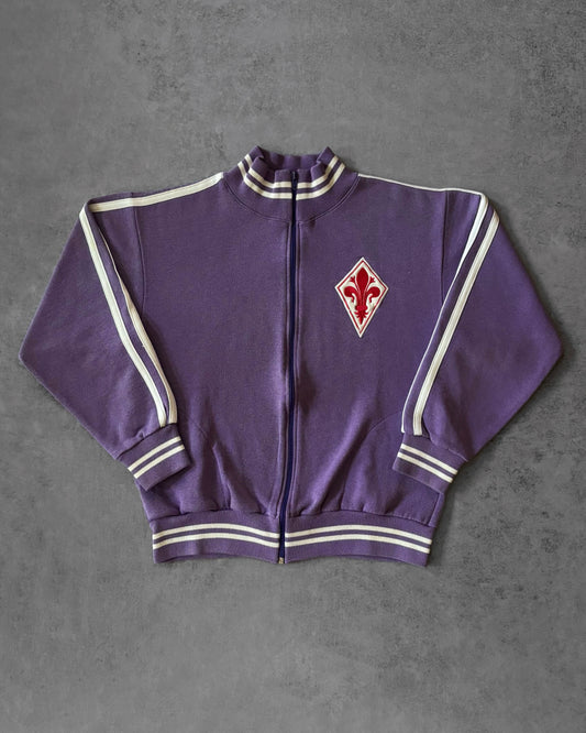 Vintage Fiorentina 70s Track Sweatshirt - Retro Giglio Badge