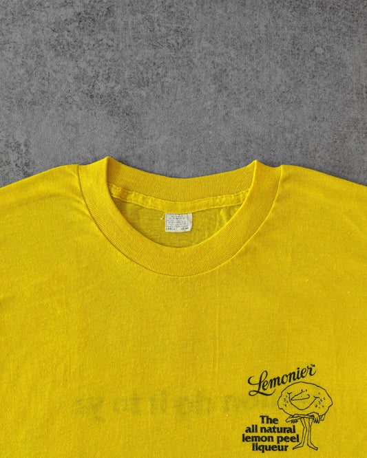 Vintage 1970s Lemonier “Lemon Do It to Ya” T-Shirt – Yellow Graphic Tee – USA Made