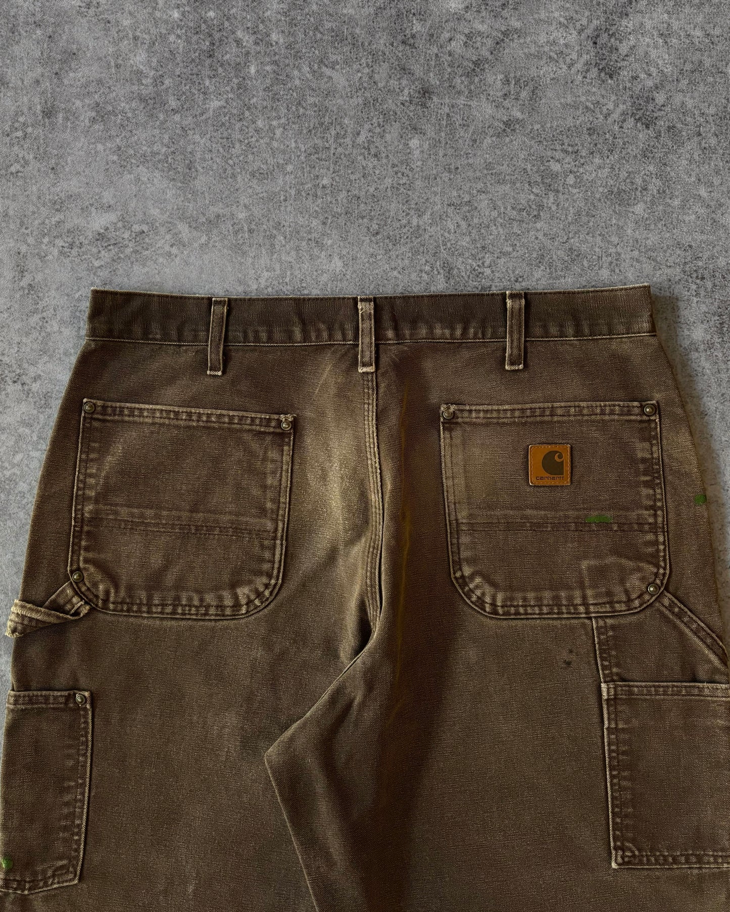 Carhartt B13 Dungaree Double Knee Pants – Brown Canvas – Workwear Fade