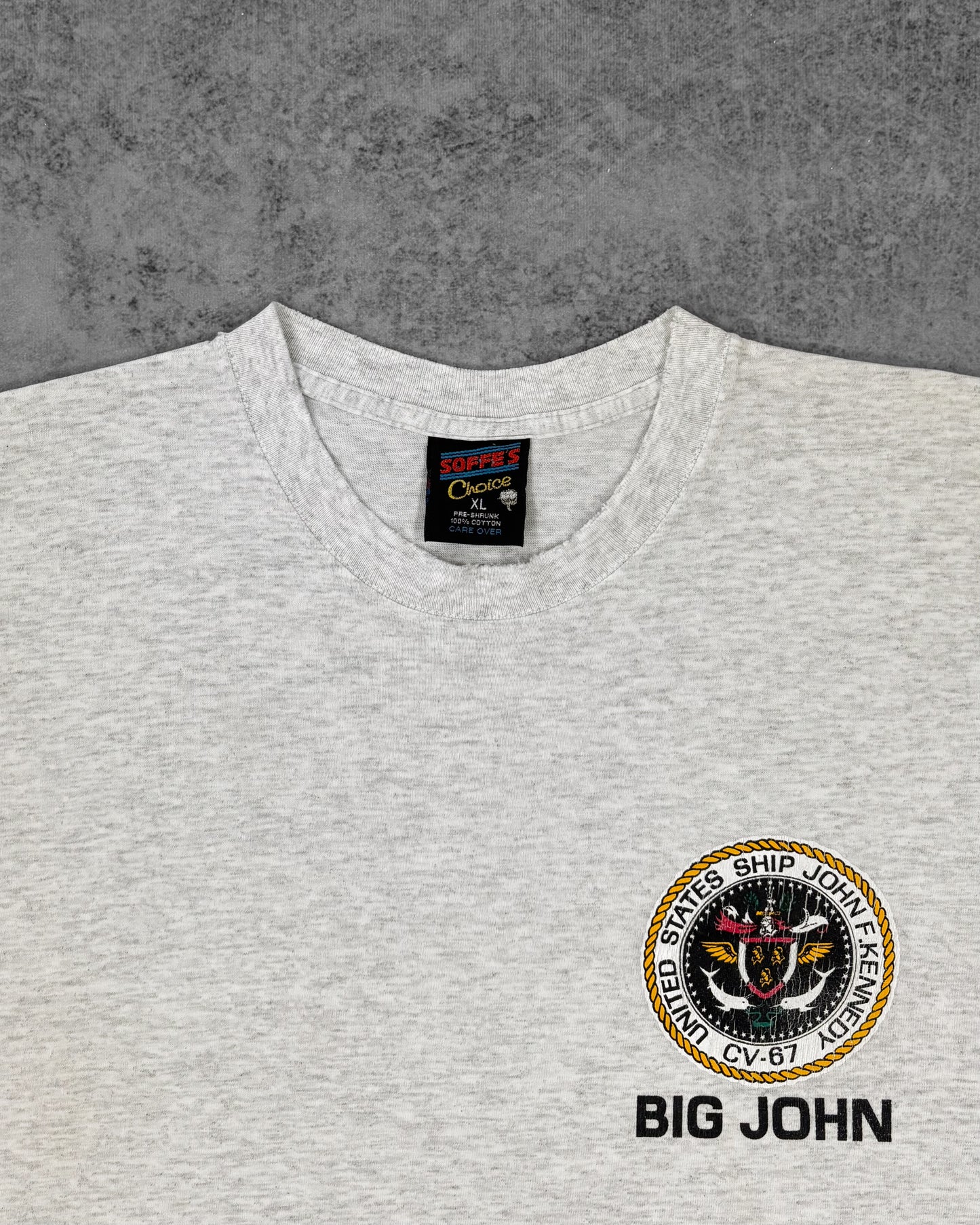 Vintage 1997 USS John F. Kennedy CV-67 Med Cruise T-Shirt – Soffe’s Choice – Made in USA