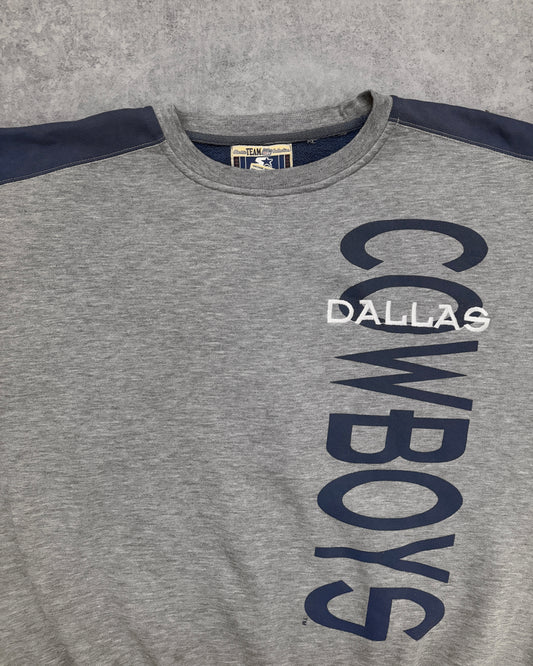 Vintage 1980s Dallas Cowboys Embroidered Crewneck