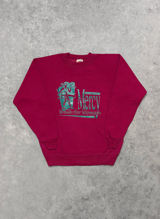 Vintage Early 1990s St. Joseph's Mercy Walk for Women Crewneck