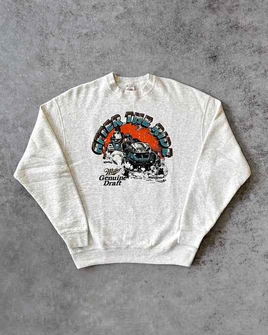 Vintage Early 1990s Heavyweight Miller Genuine Draft “After The Ride” Crewneck
