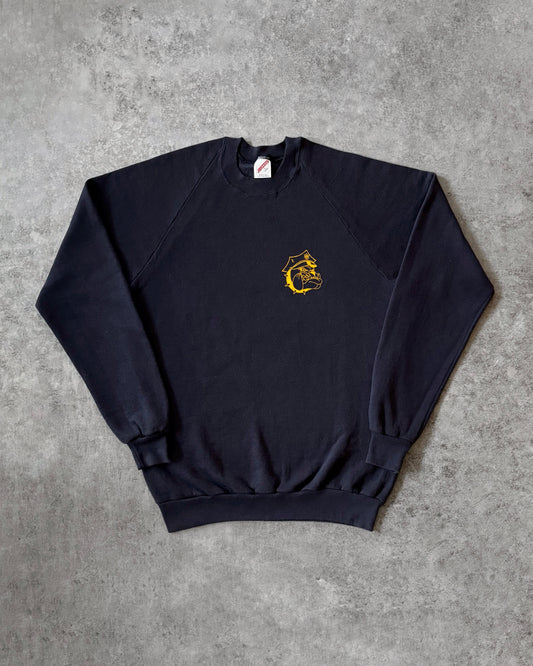 Vintage Late 1980s Police 51st Department Basic Pitbull Raglan Crewneck