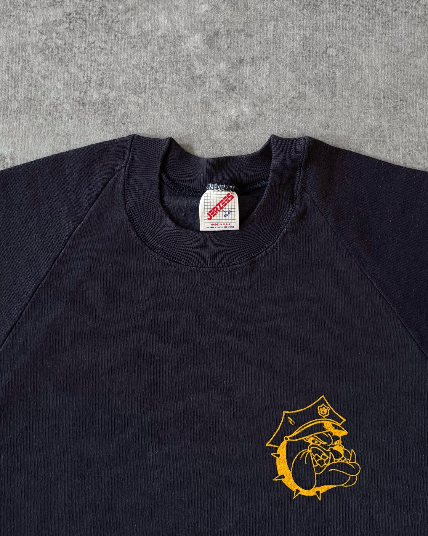 Vintage Late 1980s Police 51st Department Basic Pitbull Raglan Crewneck