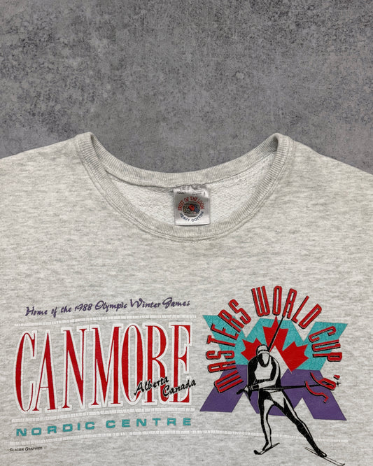 Vintage 1995 Canmore Nordic Center Masters World Cup Crewneck